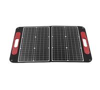 Fdit Kit de Panneau Solaire Portable 60W, Panneau Pliable Monocristallin ETFE 21,5% avec Sortie USB pour Charge de Dispositifs 5V, pour Camping-car, Camping, Yacht, Extérieur