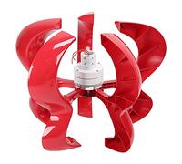 Fdit Kit D'éoliennes à 5 Pales, Générateur D'énergie éolienne Efficace à Faible Vitesse pour les Systèmes de Surveillance et les Lampadaires (300W)
