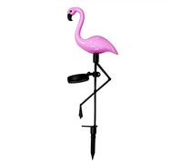 Fdit Lampes de Jardin Solaires Flamingo Stake, Décoration Extérieure LED