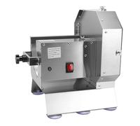 Fdit légumes Manuel électrique en Acier Inoxydable, Trancheuse Automatique 100 Kg/h avec épaisseur Réglable 0-12 Mm, 6 Ventouses, pour Pommes de Terre, Tomates, Choux, Citrons (Prise UE 100-240V)