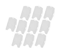 Fdit Lot de 10 Porte-Cartes d'identité, Double Fentes pour Cartes, Porte-badge Horizontal et Vertical en PP 9,4 X 6,3 Cm pour Carte d'identité de Travail, Laissez-passer de Transport, (10PCS)