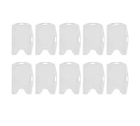 Fdit Lot de 10 Porte-Cartes d'identité, Double Fentes pour Cartes, Porte-badge Horizontal et Vertical en PP 9,4 X 6,3 Cm pour Carte d'identité de Travail, Laissez-passer de Transport, (10PCS)