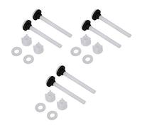Fdit Lot de 3 paires de vis pour réservoir d'eau de WC - Accessoires de montage - Kit de réparation réutilisable