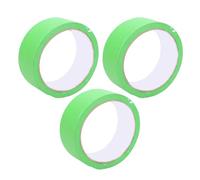 Fdit Lot de 3 Rubans Adhésifs pour Peintres, Masquage Adhésif Facile à Enlever pour L'artisanat de Peinture, 35 Mm, 20 M, Parfait pour un Usage Domestique (GREEN)
