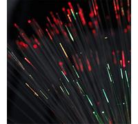 Fdit Lumières à Fibre Optique LED pour Décoration de Chambre et Fête, avec Mode de Clignotement 3 Couleurs, alimenté par Piles ABS 28 Cm, pour Noël et Soirée (Comme montré)