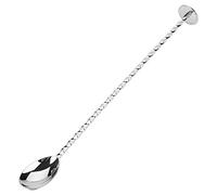 Fdit Mélange Cocktail Spoon Boisson Café Mélanger Coucher Outil en Acier Inoxydable avec Longue Poignée pour Bar Café Twisted Bar Cuillère (#7)