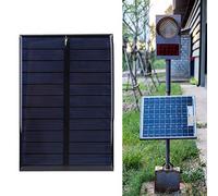 Fdit Mini Module de Panneau Solaire 1,8 W pour Jouets et Chargeurs Lumineux à Monter Soi-même, 123 X 83 Mm, Silicium Polycristallin étanche, 5,5 V