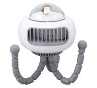 Fdit Mini Ventilateur Portable à Clipser avec Trépied Flexible, Conception Légère pour Voiture, Berceau, Vélo et Tapis Roulant, Matériau ABS, 1 Pièce