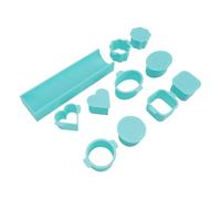 Fdit Moule à Cake en Forme de Pops, Lot de 5 Moules en Plastique avec Plateau pour la Cuisson