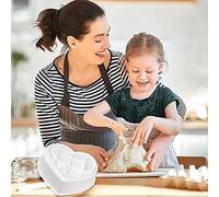 Fdit Moule à Gâteau en Silicone Cœur, Moule Antiadhésif pour Chocolat, Plateau à Glaçons Cadeau Fête des Mères, Facile à Démouler et Compatible Lave-vaisselle (Maman bisous)