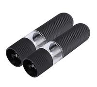 Fdit Moulin à Poivre électrique Set de 2, avec Lumière LED Automatique et Noyau de Broyage en Céramique pour Cuisine et Maison