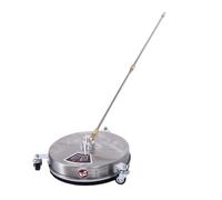Fdit Nettoyeur de pour Nettoyeur Haute Pression en Acier Inoxydable de 15 Pouces avec Disque de Pulvérisation Rotatif à Grande Vitesse pour Le Nettoyage Commercial des Trottoirs de