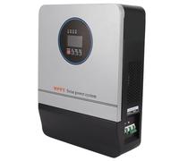 Fdit Onduleur à Onde Sinusoïdale Pure 1000 W, 24 V CC à 220 V CA. | Convertisseur D'énergie Solaire Hors Réseau, Contrôleur MPPT intégré, écran LCD, Alliage D'aluminium, pour la Surveillance