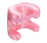 Fdit Oreiller de beauté pour le visage, housse en soie avec soutien en mousse à mémoire de forme, design ergonomique pour dormir sur le dos, aide à protéger les extensions de cils et à réduire la peau