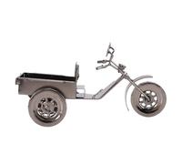 Fdit Organisateur de Rangement en Fer pour Figurines de Moto à Trois Roues, pour Décoration de Bureau, fabriqué à la Main, 25x10x13,5 Cm (Style 2)