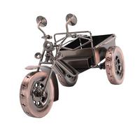 Fdit Organisateur de Rangement en Fer pour Figurines de Moto à Trois Roues, pour Décoration de Bureau, fabriqué à la Main, 25x10x13,5 Cm (Style 1)