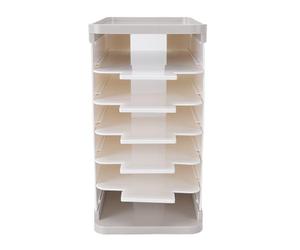 Fdit Organiseur de Sacs de Lait en Plastique pour Congélateur, Tour avec Design Détachable pour Congélation de Lait Maternel et Stockage Alimentaire, Gain de Place