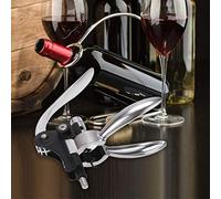 Fdit Ouvre-bouteille à Vin Métallique, Tire-bouchon Lapin, Coffret Cadeau pour Pendaison de Crémaillère, Mariage (SILVER)