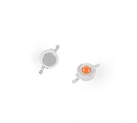 Fdit Pack de 25 Puces Lumineuses de Culture LED, Spectre Complet de 380 à 840 Nm, 3 W (Sans plaque de base en aluminium)