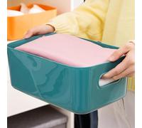 Fdit Panier de Rangement en Plastique élégant, Organisateur de Bureau Facile à Nettoyer pour le Bureau de Maquillage, 1 unité