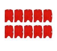 Fdit Paquet de 10 Porte-cartes d'identité à Double Fente pour Carte, étui pour Badge en PP Horizontal et Vertical 9,4x6,3 Cm pour Carte d'identité de Travail, Laissez-passer de (10PCS)