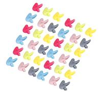Fdit Paquet de 6 Marqueurs de Verre à Vin Marqueurs de Boisson en Silicone étiquettes de Tasse Conception Animale Mignonne de qualité Alimentaire Sûr Réutilisable pour le Club de