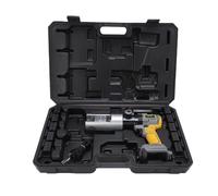 Fdit Pince à Sertir Hydraulique électrique 90KN, Tête Rotative à 360° avec Matrices 10-240 mm² pour Cosses de Câbles Cuivre et Aluminium, Sertisseuse sans Fil