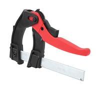 Fdit Pince Rapide à Cliquet avec Mâchoires en Caoutchouc pour le Travail du Bois et la Menuiserie, 7,5x5,3 Pouces, Clips de Barre de Fixation Durables