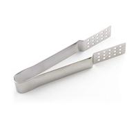 Fdit Pincettes pour Sachets de thé en Acier Inoxydable, 2 Pièces, avec Trous de Passoire pour un Retrait Dégâts, Pinces pour Sachets de thé, Support pour de (SILVER)