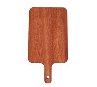 Fdit Planche à Découper en Bois, Planche à Découper avec Manche en Bois D'ébène avec Trou de Suspension pour Servir du Fromage, des Fruits, des Légumes, du Pain et de la Viande (40 * 21 * 1.8cm)