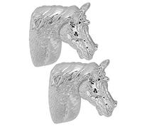 Fdit Poignée de tête de Cheval, 2 Ensembles de poignées d'armoire Modernes et élégantes, Bouton de Porte de tiroir de Cuisine, de Traction de tête de Cheval(2#)