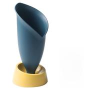 Fdit Porte-baguettes, Support à Ustensiles de Cuisine de Grande capacité en Forme de V avec Plateau de Vidange Inférieur Amovible pour Cuillères de Vaisselle et Rangement (BLUE)