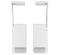 Fdit Porte-Serviettes en Papier Magnétique, Organisateur de Cuisine Durable, Support D'accès Facile pour Un Usage Domestique, Matériau ABS, 2 Unités