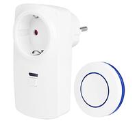 Fdit Prise sans Fil Alimentation Appareils Interrupteur Ménage Télécommande Contrôleur Prise de Courant Appareil électrique Contrôle à Distance (Prise UE 250V)