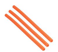 Fdit Protecteur de Grille de Four en Silicone, Bande Anti-brûlure pour Four à Ondes avec Couvercle D'isolation Thermique Découpable 3 Pièces (Orange)