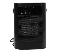Fdit Radiateur Céramique PTC 1500W avec Télécommande, Oscillation 70 Degrés, Minuterie 12H, écran Tactile Silencieux pour Chambre Bureau Intérieur (Prise UE 220V)