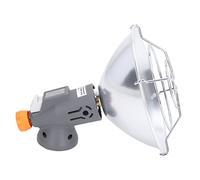 Fdit Réchaud de Camping au Butane, Chauffage Extérieur Portable avec Forte Puissance Thermique, Allumage Automatique et Filet de sécurité pour Sac à Dos, Camping, Randonnée