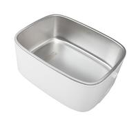 Fdit Réchaud électrique 70W, Boîte à Lunch Portable 1,8L, Récipient en Acier Inoxydable 304 avec Poignée Antidérapante et Joint Silicone pour Voiture Maison Travail (Prise UE 220V 50Hz)