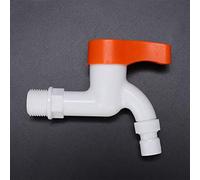 Fdit Robinet à Connexion Rapide en Plastique PPR avec Filetage Mâle G1/2 Pouces ou G3/4 Pouces pour Conduites D'eau Chaude et Froide et Systèmes D'eau Potable (PPR)