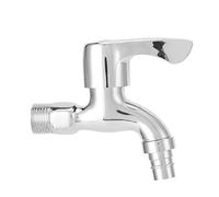 Fdit Robinet Mural G1/2 pour Eau Froide, Laiton brossé pour Lavabo, Machine à Laver, Salle de Bain