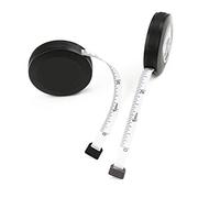 Fdit Ruban à Mesurer Règle de Couture Ruban à Mesurer du Corps 150 CM 60 Pouces avec des Marques Claires en CM Pouces pour les Tailleurs Mesure du Corps Taille de bébé (BLACK)