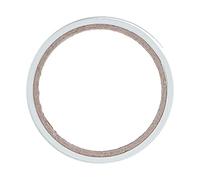 Fdit Ruban de Gaffer Blanc, PVC Tapis Fluorescent Ruban de Marquage Ruban de sécurité Rassettes D'avertissement pour les Panneaux de sécurité D'urgence Écart étapes des Panneaux de