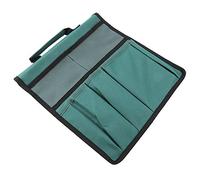 Fdit Sac à Genoux de Jardin Pliable avec Plusieurs Poches de Rangement pour Outils de Jardinage, Graines et Engrais (Green)