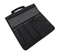 Fdit Sac à Genoux de Jardin Pliable avec Plusieurs Poches de Rangement pour Outils de Jardinage, Graines et Engrais (Black)