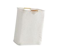 Fdit Sac à Linge, Panier à Linge Lavable de Grande capacité en Coton et Lin pour Chambre à Coucher (S 13x11x15cm)