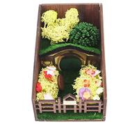 Fdit Serre-Livres Décoratifs Mignon Pétale de Fleur Bouchon de Livre Antidérapant pour Bureau D'étude Bois de Pin 1 unité