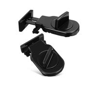 Fdit Serrure de Fenêtre Coulissante Réglable, Serrure de sécurité en Fer avec Coussinets en Caoutchouc (BLACK)