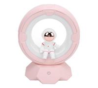 Fdit Space Man - Lampe de Nuit Rechargeable USB pour Enfants, 3 Couleurs de Température, Ornement de Bureau pour Chambre à Coucher (PINK)