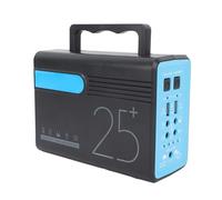 Fdit Station de Puissance Portable 25200mAh, Générateur Solaire avec 4 Ampoules LED et 3 Options de Charge pour Camping Extérieur, Voyage à Domicile et Urgence CPAP