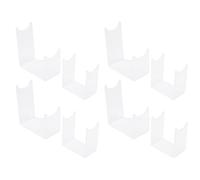 Fdit Support D'affichage en Bois de Cerf en Acrylique, Support élégant et Léger pour Vitrine en Bois de Cerf, Idéal pour la Décoration de la Maison et du Bureau, 8 Pièces